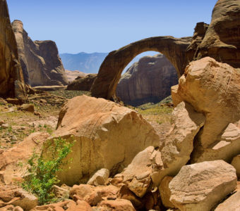 Rainbow Bridge is a must-see while touring Glen Canyon National Recreation Area and is also considered one of the tallest natural bridges in the world.