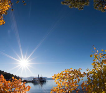 Take in all the serene view at Lake Tahoe.